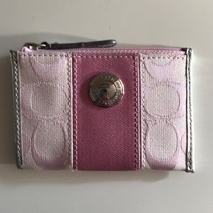 Coach mini skinny key pouch